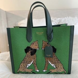 Kate Spade Manhattan Lady Leopard Tote